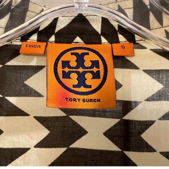 Tory Burch Aztec Print Tunic Top with Sequin Embellishment - Picture 8 of 9